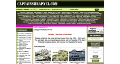 Desktop Screenshot of captainshrapnel.com